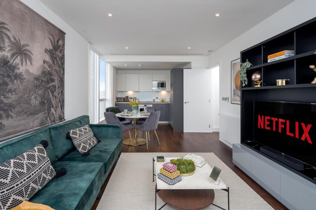 Luxurious Spacious 2Bed Suites Skyline River Views By Canary Wharf ロンドン エクステリア 写真